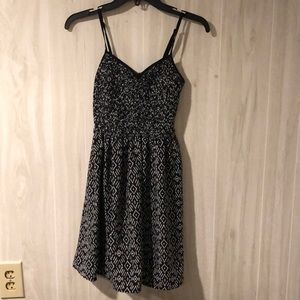 Black and white dress